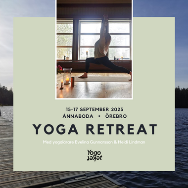 Yoga Retreat ånnaboda örebro 12-14 maj 2023